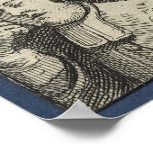 講演会での学者（ウィリアム・ホガース著） ポスター (角)