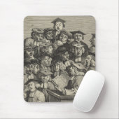 講演会での学者（ウィリアム・ホガース著） マウスパッド (マウス)