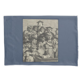 講演会での学者（ウィリアム・ホガース著） 枕カバー