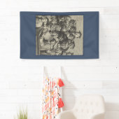 講演会での学者（ウィリアム・ホガース著） 横断幕 (インサイチュ)