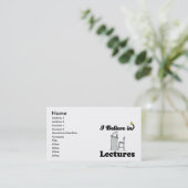 講義信じ中 名刺 (スタンド正面)