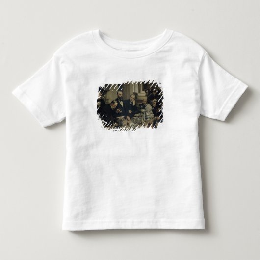 講議しているアンリーSainteクレアDeville 1890年 トドラーTシャツ (正面)