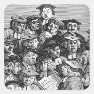 講議、1736-37年1月20日の学者 スクエアシール