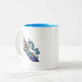 謝らないユニコーンのコーヒーマグ ツートーンマグカップ (正面左)