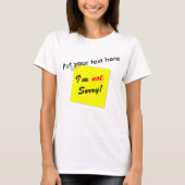 謝らない Tシャツ (正面)
