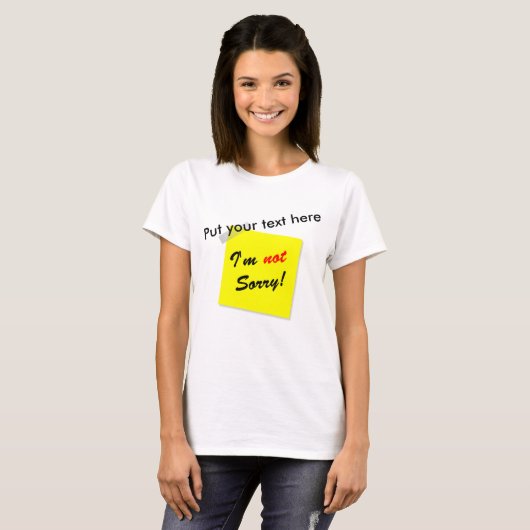 謝らない Tシャツ (正面フル)