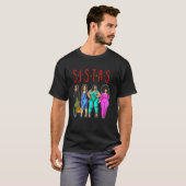 謝らぬようドーピングにメラニン黒い女の子の馬 Tシャツ (正面フル)