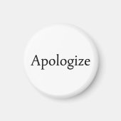 謝る マグネット (正面)