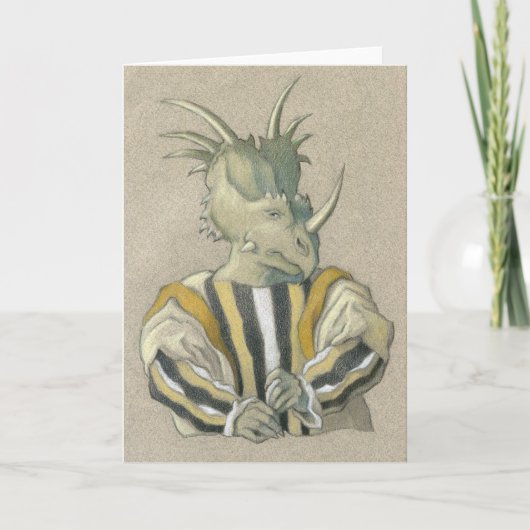 謝ユーモアのある状 カード (正面)