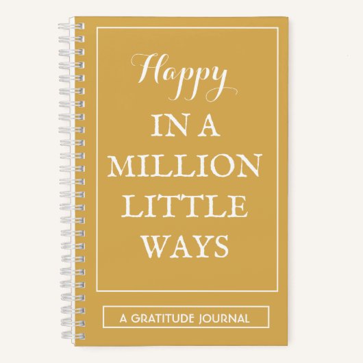 謝恩日記 ノートブック (正面)