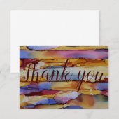 謝意のカー表現ド サンキューカード (正面/裏面)