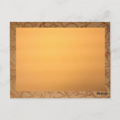 謝意の瞑想カード ポストカード (裏面)