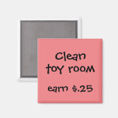 謝礼をチャア子供へー マグネット (正面/裏面)