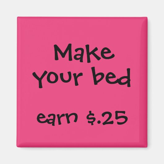 謝礼をチャア子供へー マグネット (正面)