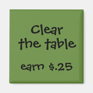 謝礼をチャア子供へー マグネット