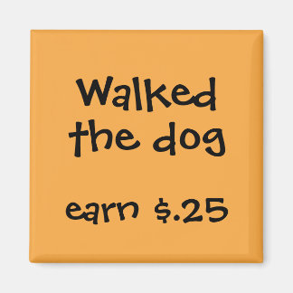 謝礼をチャア子供へー マグネット