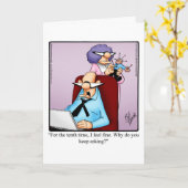 謝罪おもしろいユーモアあいさつカード カード (黄色い花)