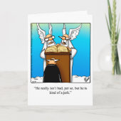 謝罪おもしろいユーモアあいさつカード「斑点」 カード (正面)