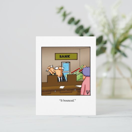 謝罪おもしろい用はがき ポストカード (スタンド正面)