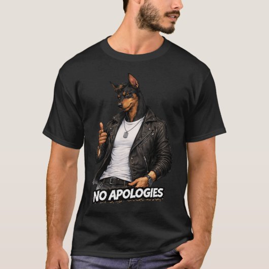 謝罪なし Tシャツ (正面)
