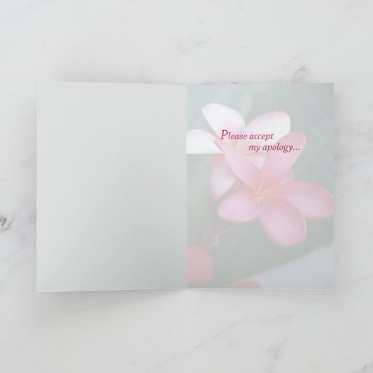 謝罪の花 カード (内部)