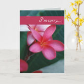 謝罪の花 カード (黄色い花)