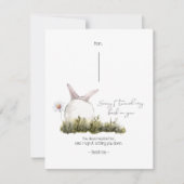 謝罪カードを裏返しにしてごめんなさい 案内状 (正面)