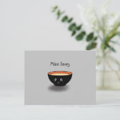 謝罪カード「みそ謝」 ポストカード (スタンド正面)