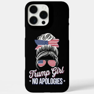 謝罪ナシ トランプガール お団子ヘア レトロ ヴィンテージ iPhone 16 PRO MAXケース