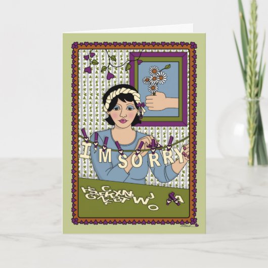 謝罪状_A_Greeting カード (正面)