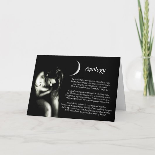 謝罪 カード (正面)