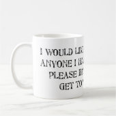 謝罪 コーヒーマグカップ (左)