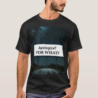 謝罪?何に対して? Tシャツ