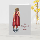 謝罪：自分自身に失望：オリジナルアート カード (黄色い花)