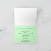 謝肉祭のウェディングシャワー 招待状 (内部)