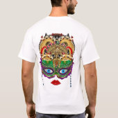 謝肉祭のカジノの女王2のPlseの眺めの芸術家のコメント Tシャツ (裏面)