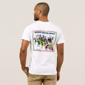 謝肉祭のズールーパレード Tシャツ (裏面フル)