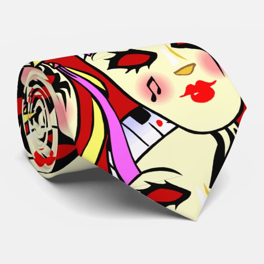 謝肉祭のタイ ネクタイ (ロール)