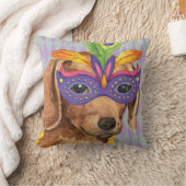 謝肉祭のダックスフント クッション (ブランケット)