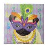 謝肉祭のパグ タイル (正面)