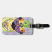 謝肉祭のパグ ラゲッジタグ (正面横)