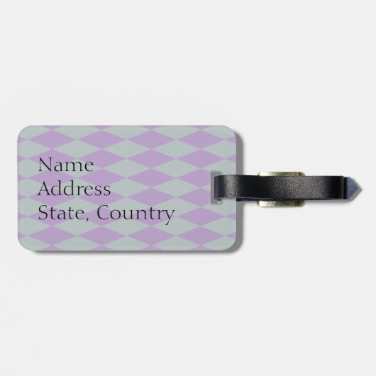 謝肉祭のパグ ラゲッジタグ (裏面横)