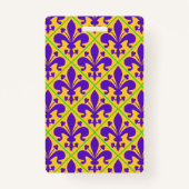 謝肉祭のパーティーのニュー・オーリンズの（紋章の）フラ・ダ・リ バッジ (裏面)