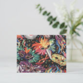 謝肉祭のパーティー インビテーションポストカード (スタンド正面)