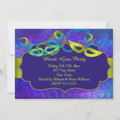 謝肉祭のパーティー 招待状 (正面)