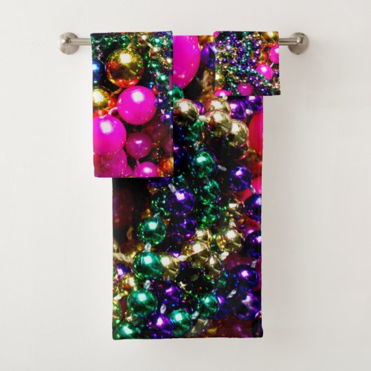謝肉祭のビーズの浴室タオルセット バスタオルセット (インサイチュ)