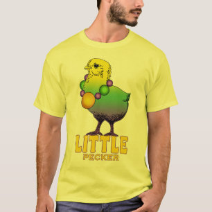 謝肉祭のビーズ-小さいキツツキ Tシャツ