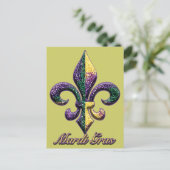 謝肉祭のビードの（紋章の）フラ・ダ・リ2 ポストカード (スタンド正面)