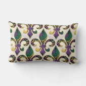 謝肉祭のビードの（紋章の）フラ・ダ・リ ランバークッション (裏面)