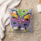 謝肉祭のボストンテリア クッション (ブランケット)